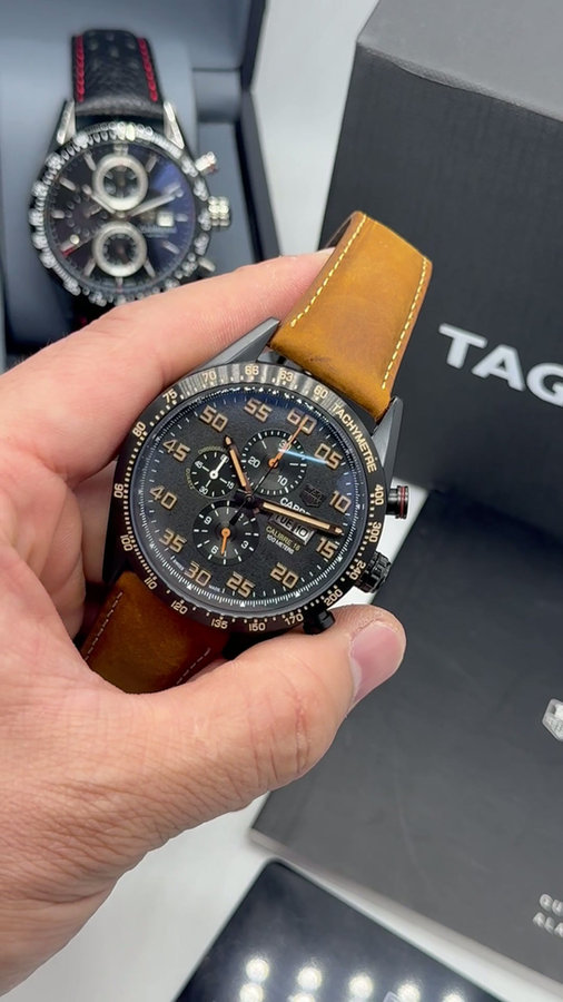 TAG Heuer Carrera Calibre 16, Chronograph Eletrônico, — vista 5