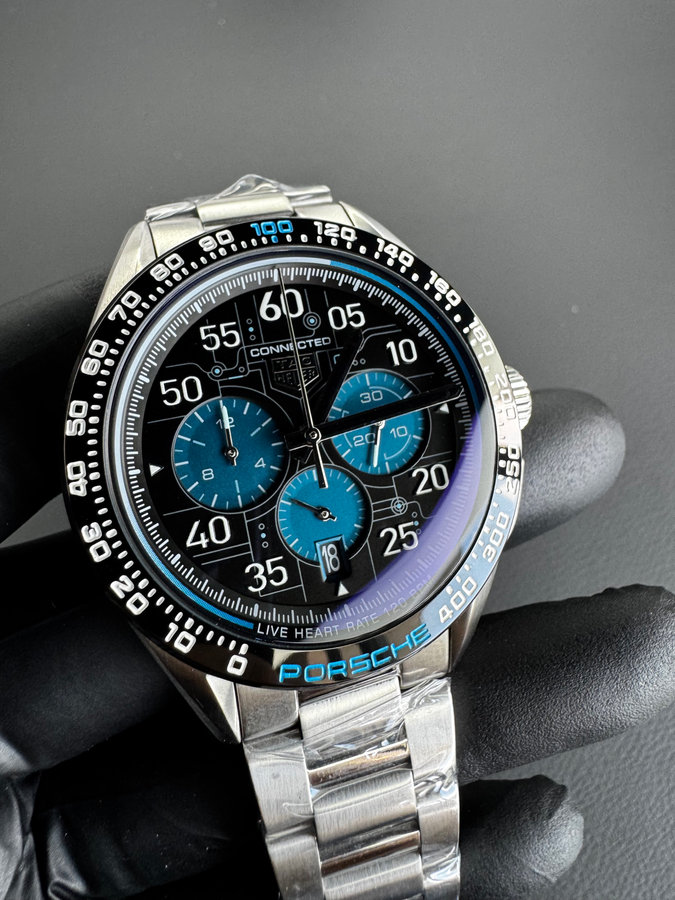 TAG Heuer Carrera Chronograph x Porsche, Aço — vista 3