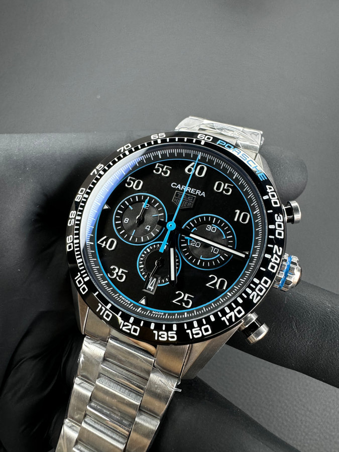 TAG Heuer Carrera Chronograph x Porsche, Aço — vista 3