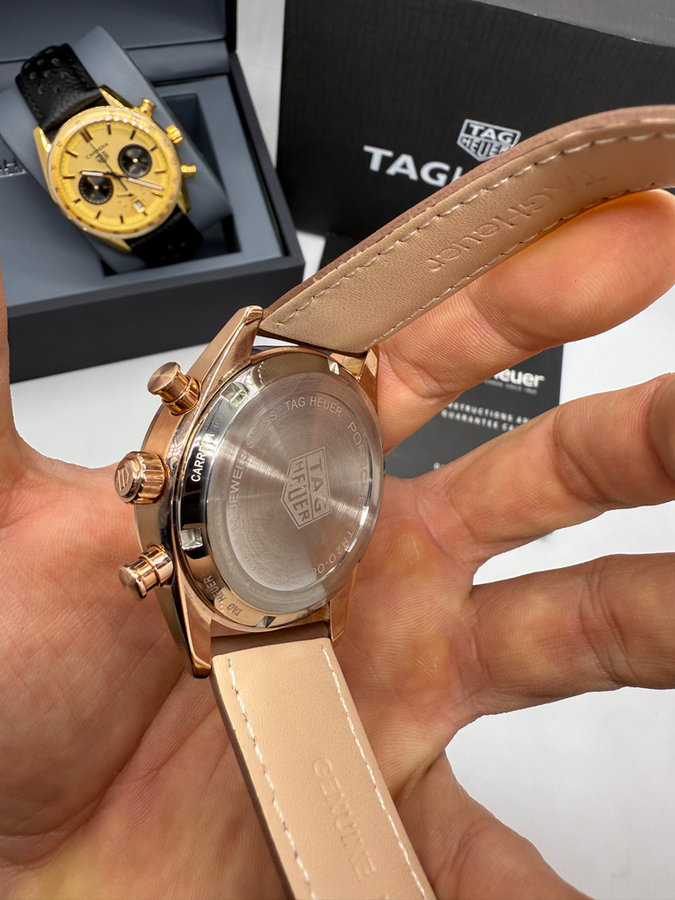 TAG Heuer Carrera Chronosprint x Porsche - Aço/Rose — vista 4