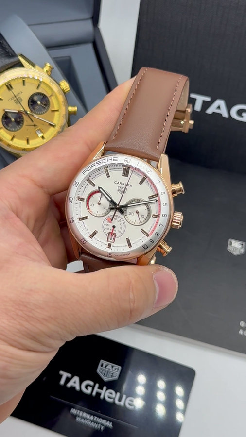 TAG Heuer Carrera Chronosprint x Porsche - Aço/Rose — vista 5