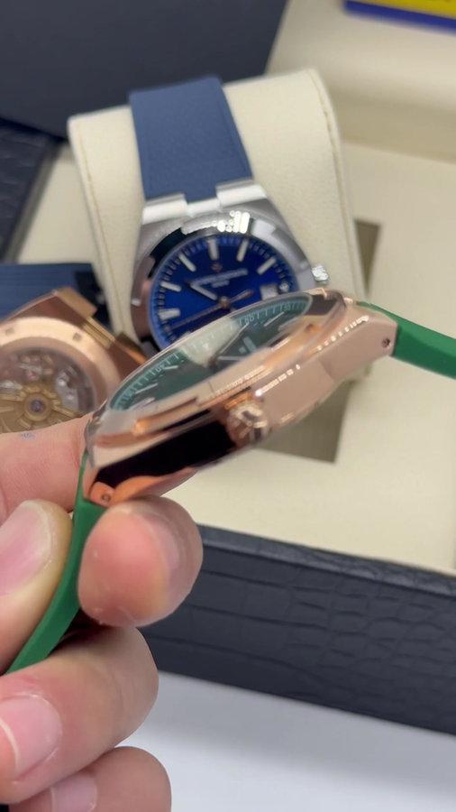 Vacheron Constantin Overseas Aço/Rose — vista 5